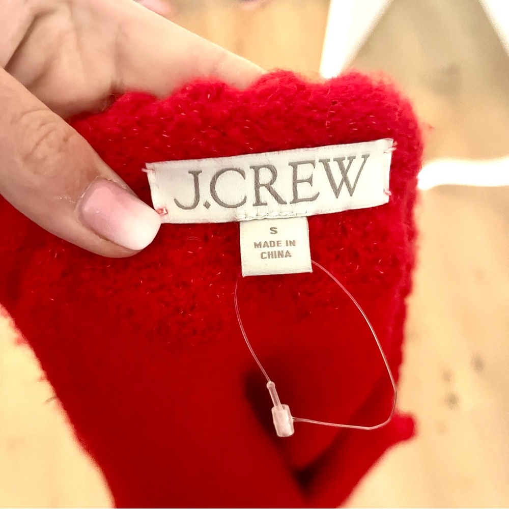 J. Crew Red Jacket with Gold Buttons - Picture 3 of 5